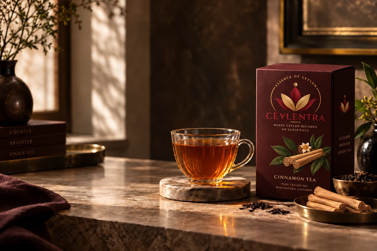 The art of a slower cinnamon tea ritual
